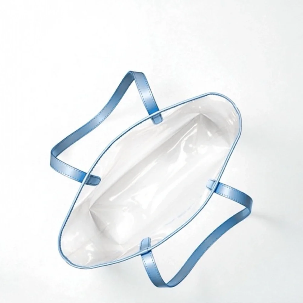 MICHAEL KORS LARGE CLEAR VINYL TOTE BAG - Picture 3 of 7